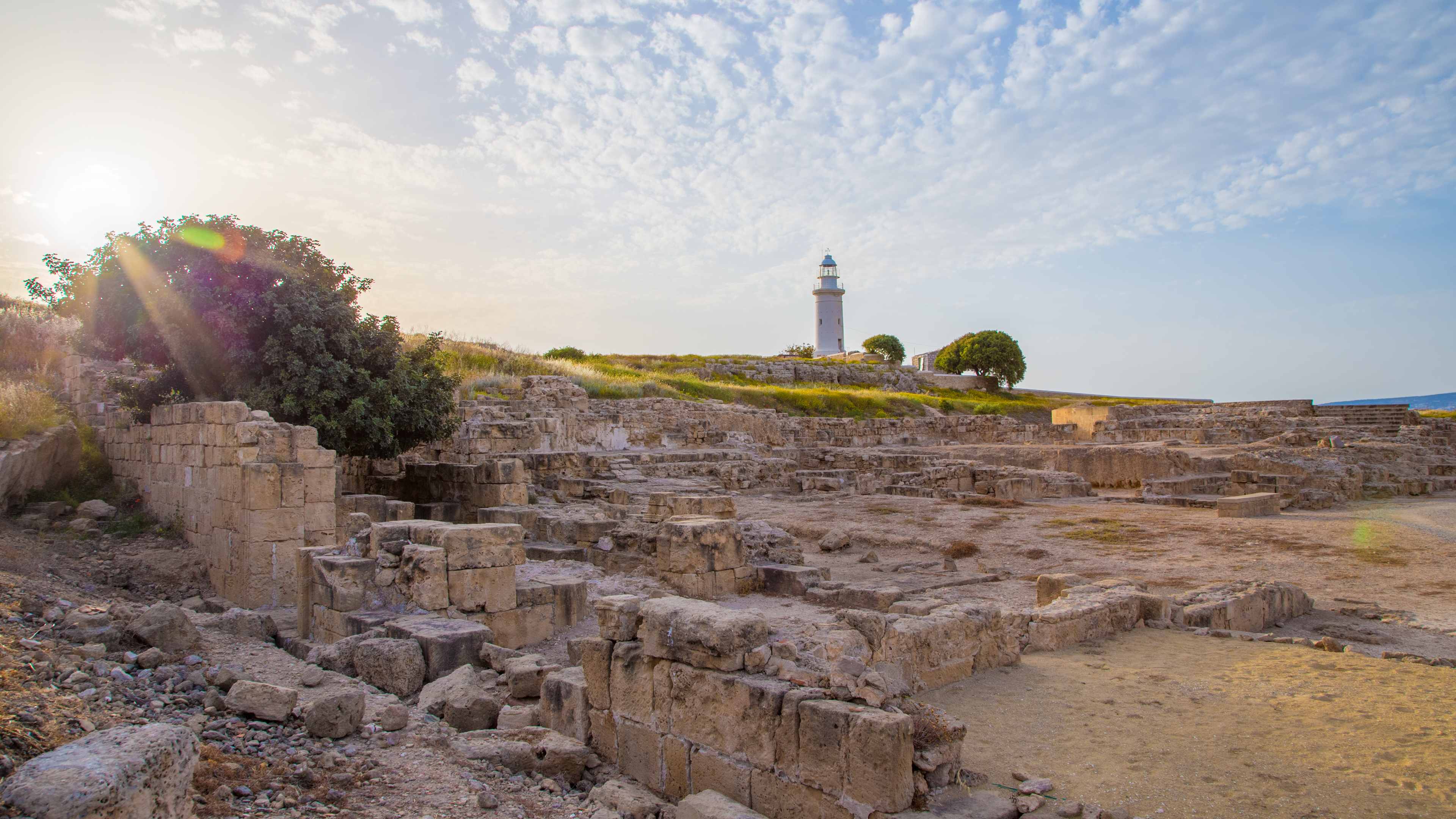 Paphos Lighthouse over the Ruins